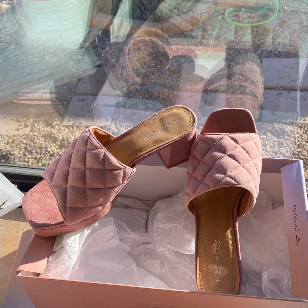 Lisa Vicky dusty pink shoes